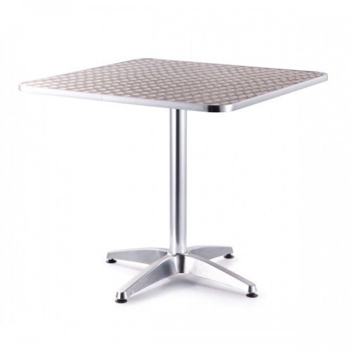 Mesa Aluminio Cuadrada